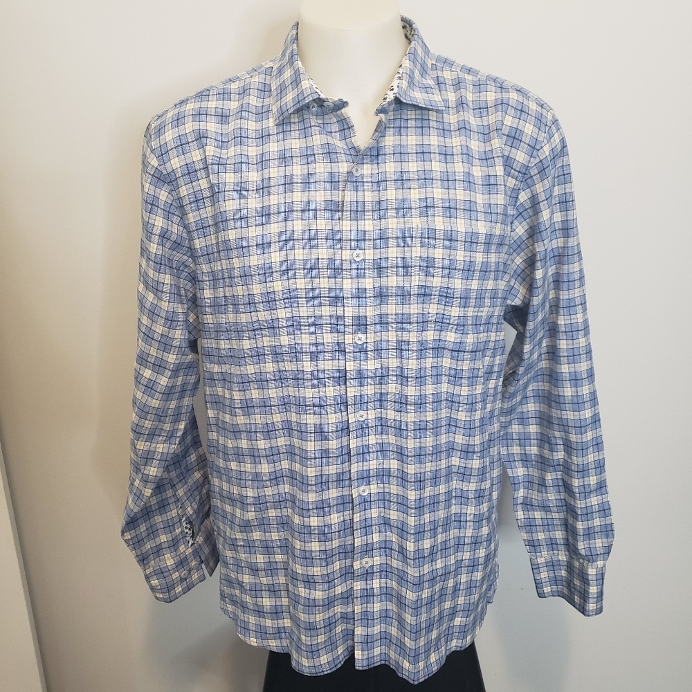 Tommy Bahama Men's Paradiso‎ Linen Shirt Size Large